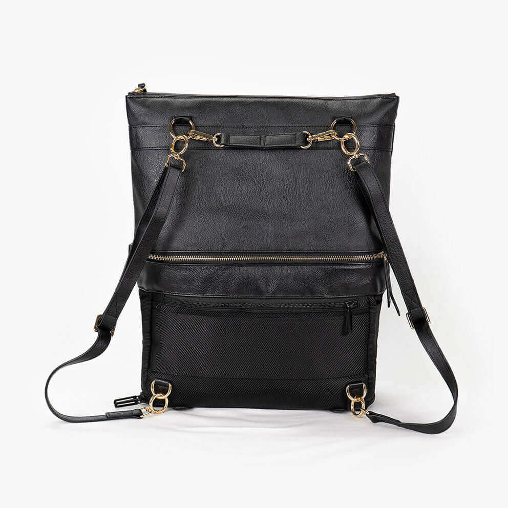 Rucksack DAKOTA 3 in 1 Convertible Backpack Purse, Black-0